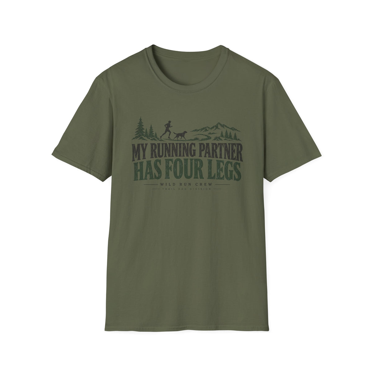 My Running Partner Has Four Legs T-Shirt