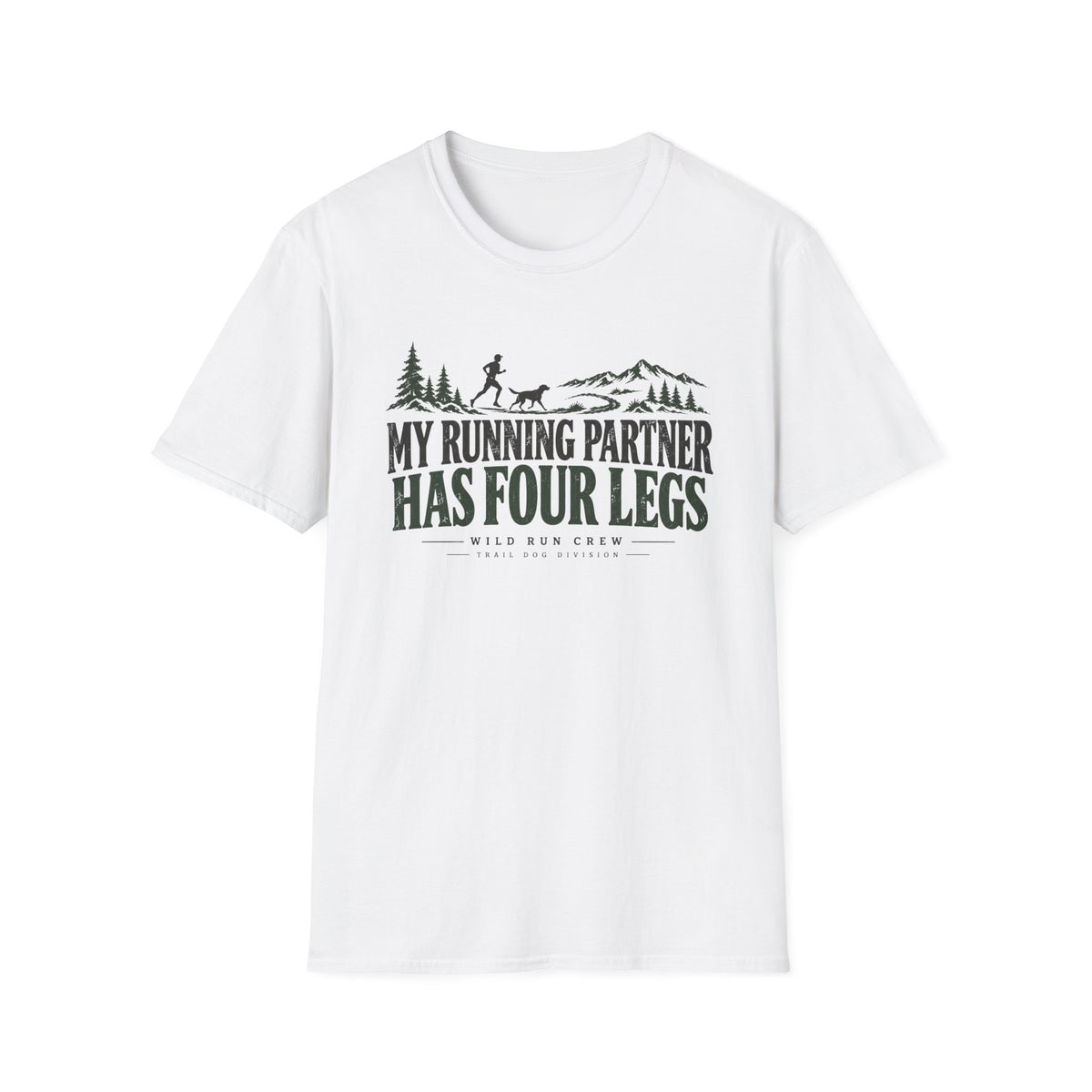 My Running Partner Has Four Legs T-Shirt