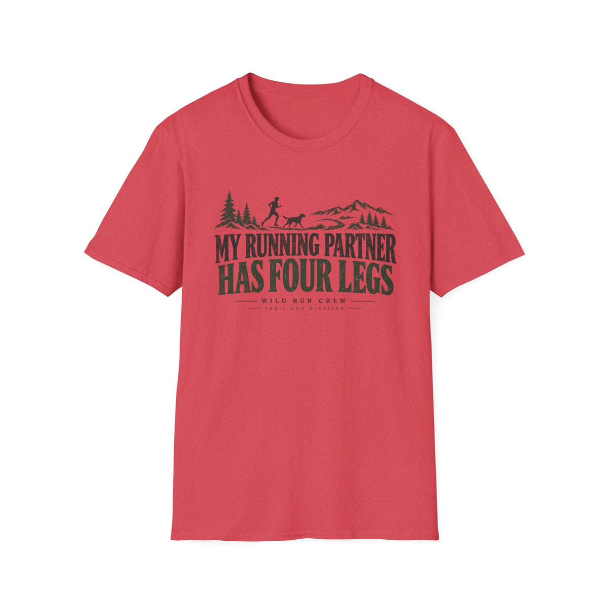 My Running Partner Has Four Legs T-Shirt
