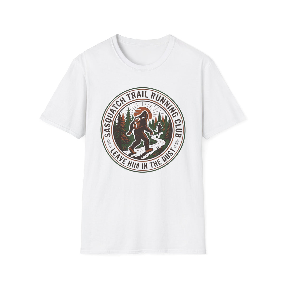 Sasquatch Trail Running Club: Leave Him In The Dust T-Shirt