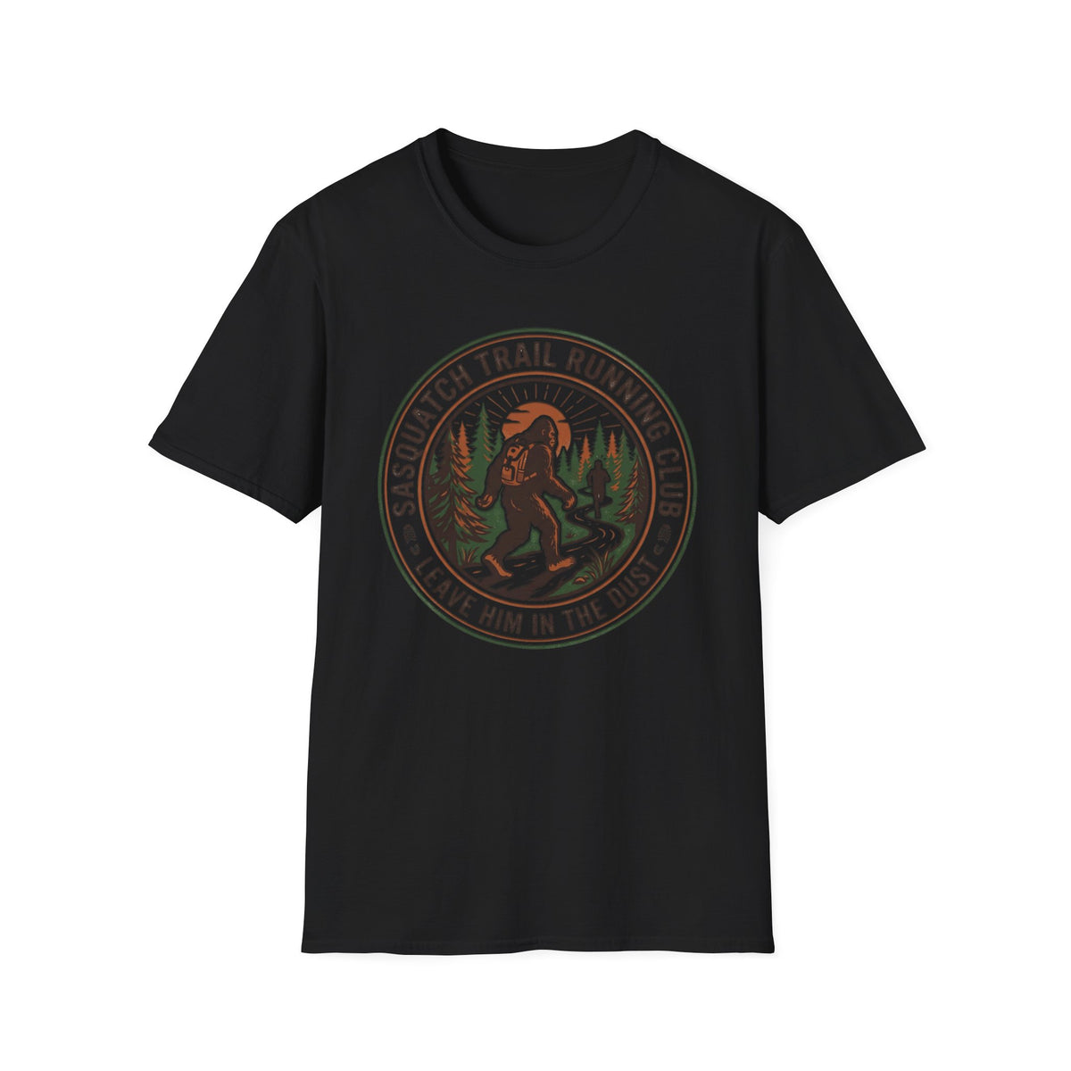 Sasquatch Trail Running Club: Leave Him In The Dust T-Shirt