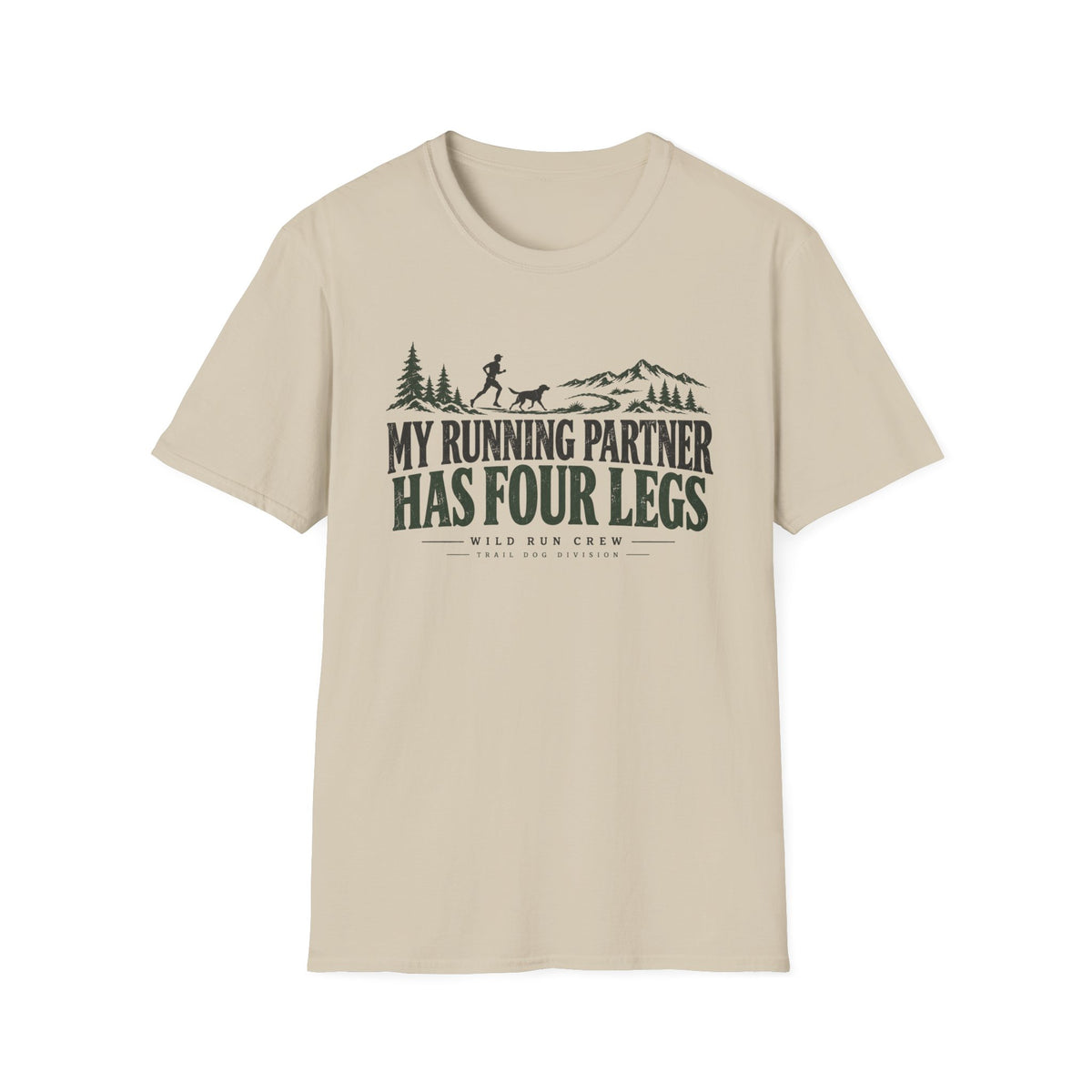 My Running Partner Has Four Legs T-Shirt