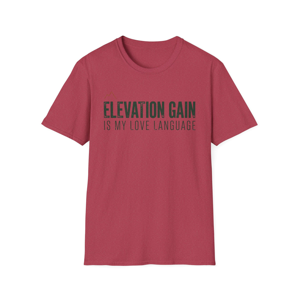 Elevation Gain Is My Love Language T-Shirt