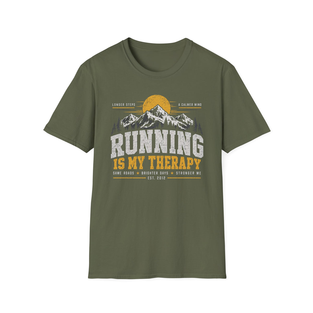 Running Is My Therapy T-Shirt