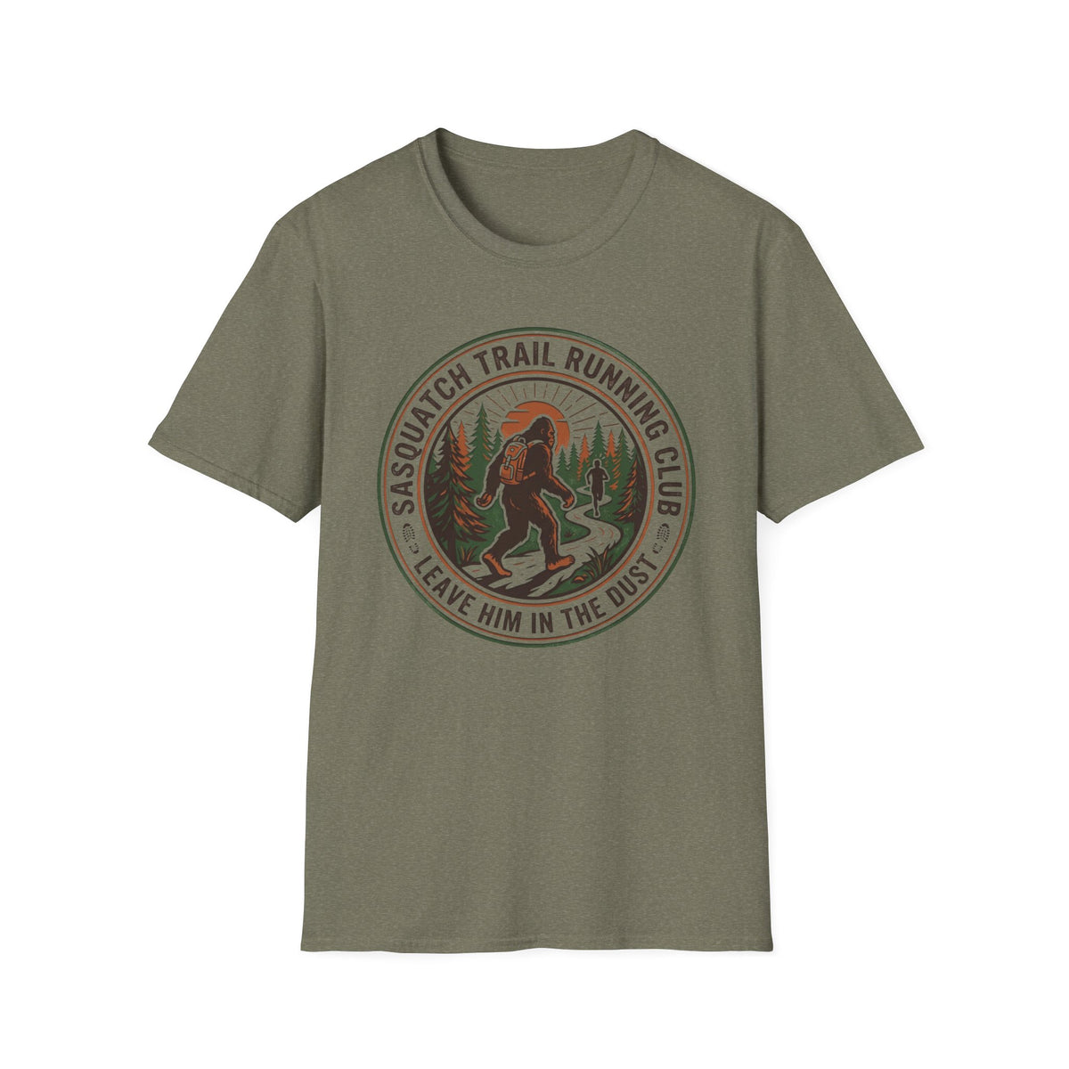 Sasquatch Trail Running Club: Leave Him In The Dust T-Shirt