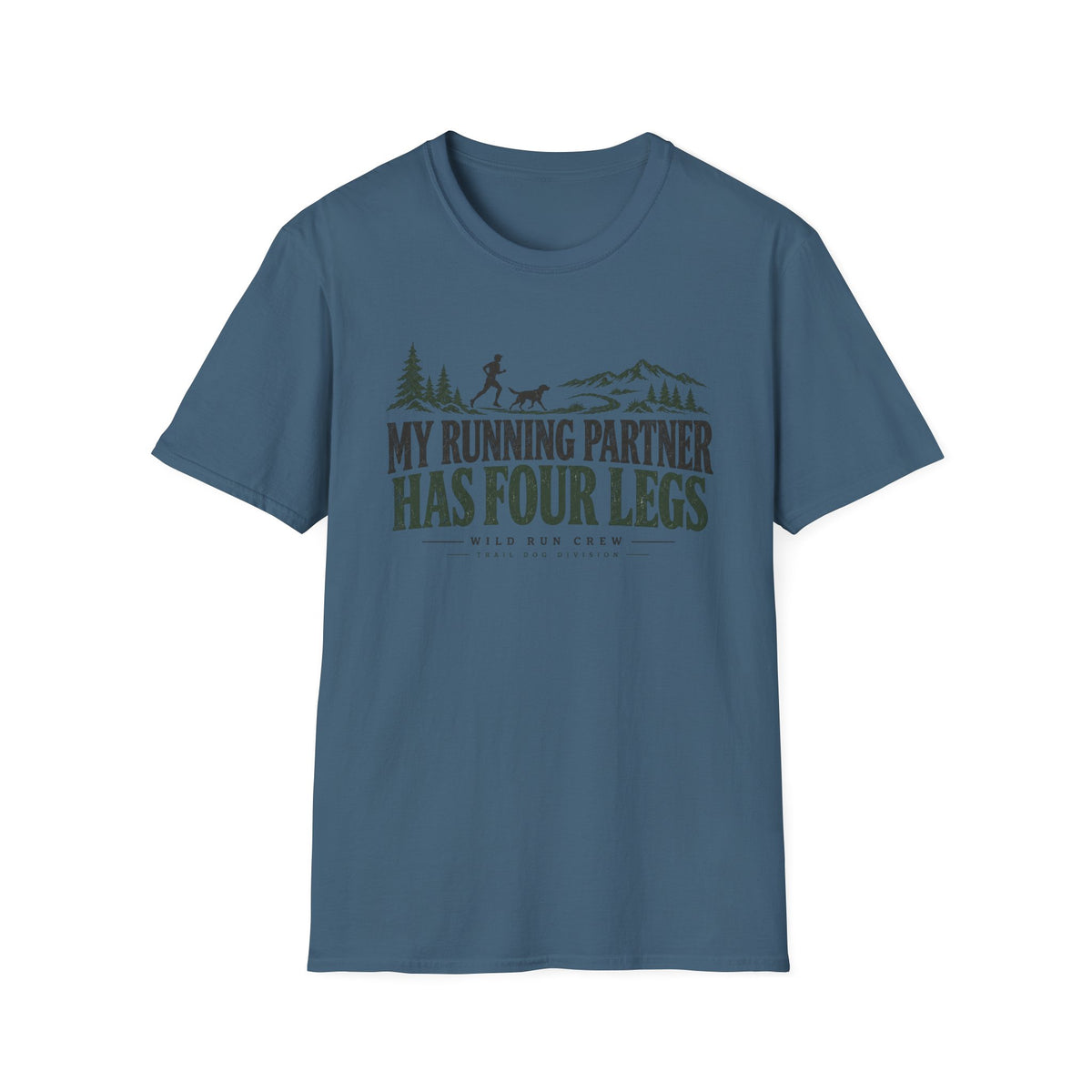 My Running Partner Has Four Legs T-Shirt