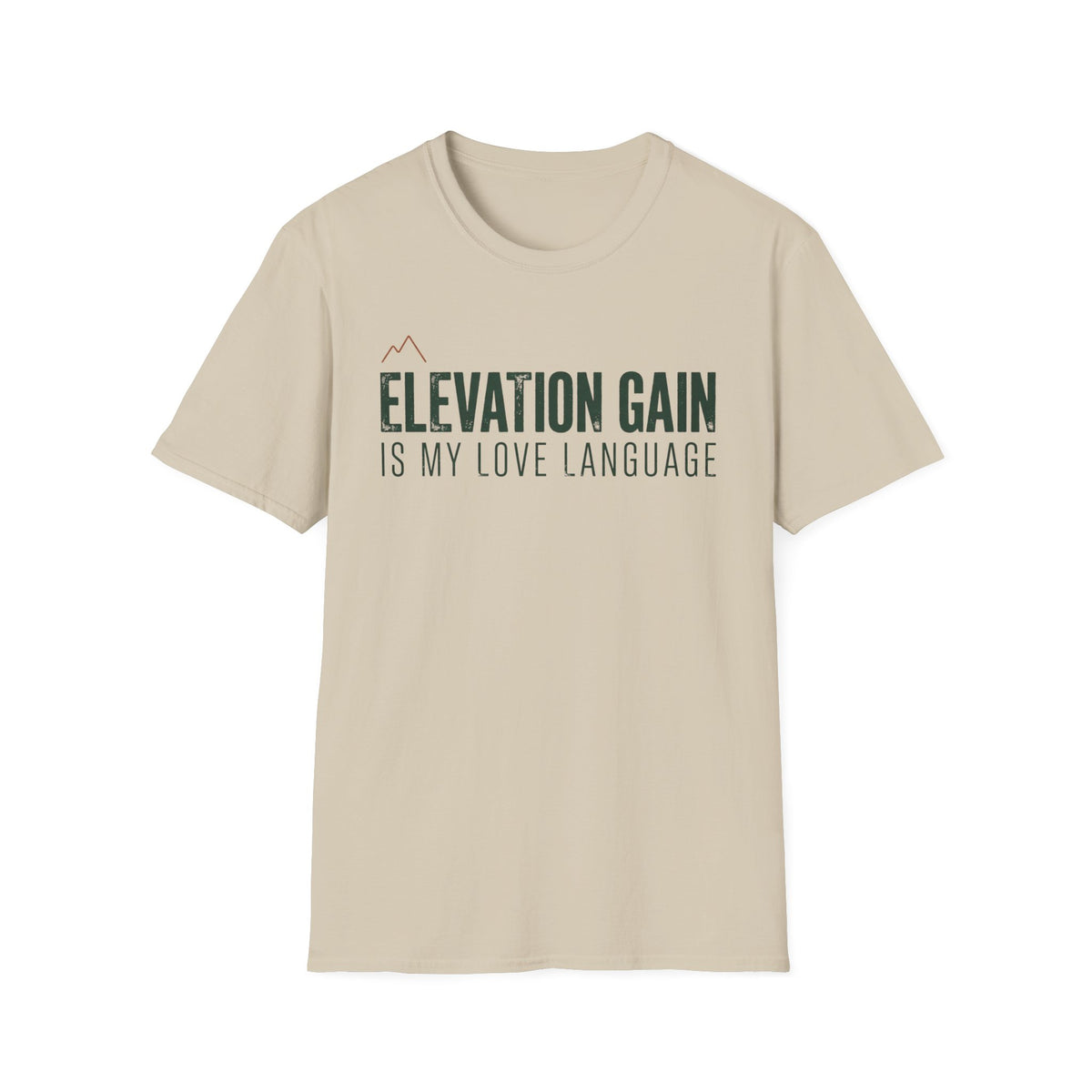 Elevation Gain Is My Love Language T-Shirt