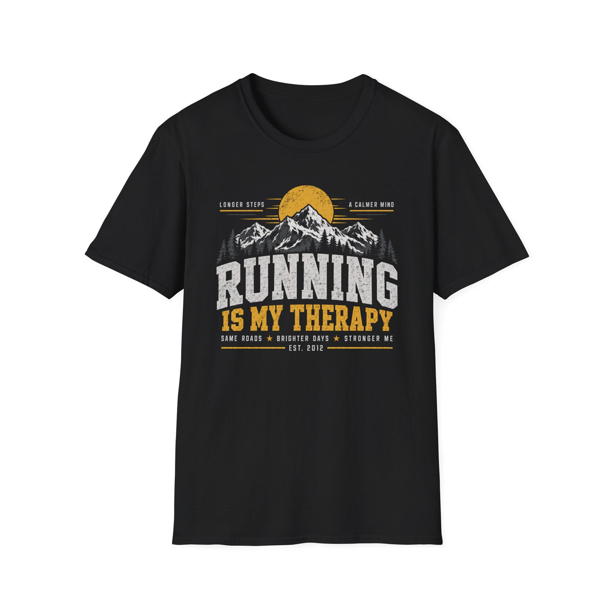Running Is My Therapy T-Shirt