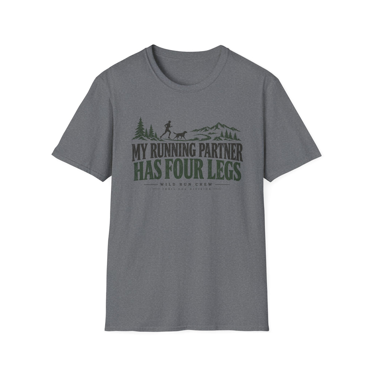 My Running Partner Has Four Legs T-Shirt